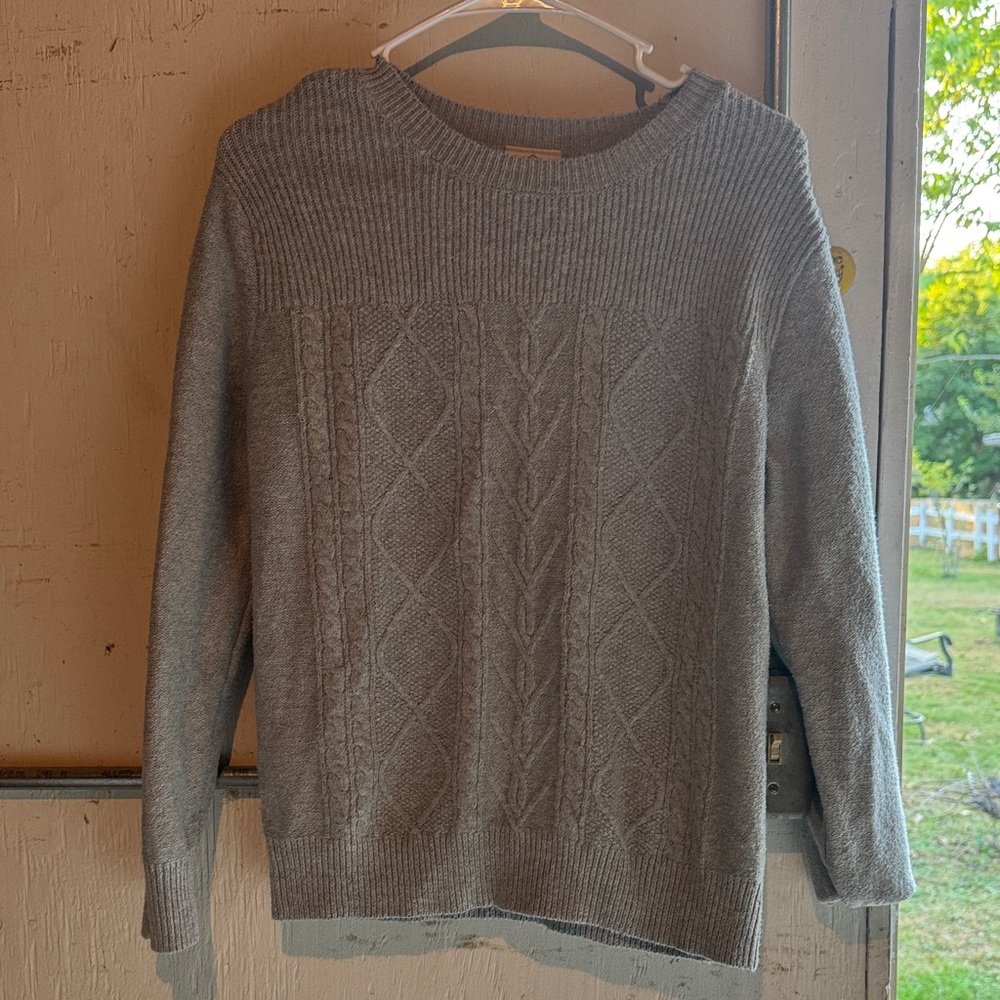 St. John's Bay Gray Crewneck Sweater